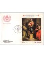 FDC SMOM 1991 Christmas s/s