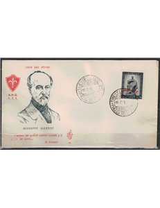 FDC TRIESTE A 1949 Giuseppe Mazzini
