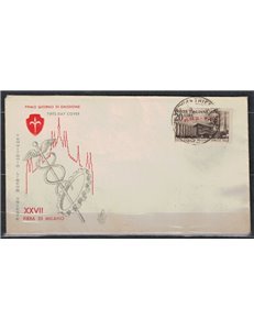 FDC TRIESTE A 1949 XXVII Milan Fair