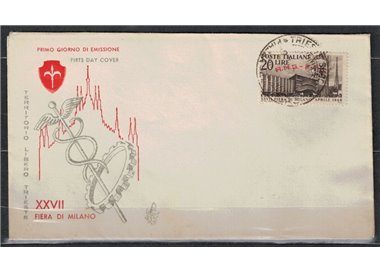 FDC TRIESTE A 1949 XXVII Fiera di Milano