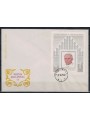 FDC POLONIA 1979 Visita del Papa in Polonia BF color argento