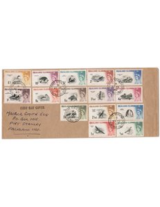 FDC FALKLAND 1960-66 Definitiva Elisabetta Uccelli
