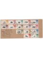 FDC FALKLAND 1960-66 Definitive Elisabetta Uccelli