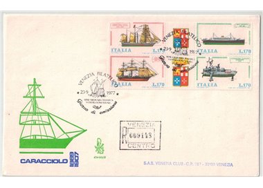 ITALY 1977 FDC (Venetia) Ships