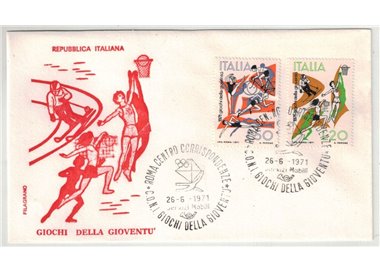 ITALY 1971 FDC (Filagrano) Youth Games