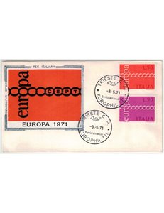 ITALY 1971 FDC (Filagrano) Europe