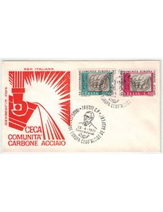 ITALIA 1971 FDC (Filagrano) Anniversario CECA