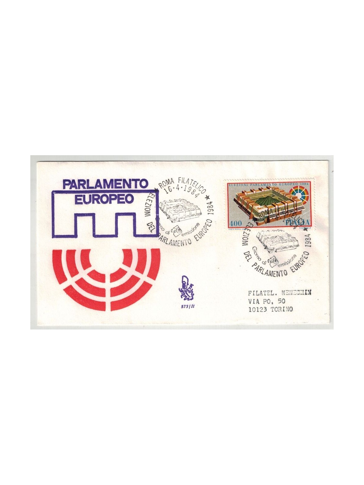 ITALIA 1984 FDC (Venetia) Parlamento europeo