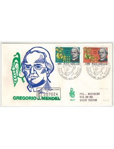 VATICAN 1984 FDC (Venice) Gregorio Mendel traveled