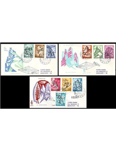 SAN MARINO 1962 FDC (Venetia) La montagna viaggiate