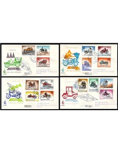 SAN MARINO 1962 FDC (Venice) Traveled automobiles