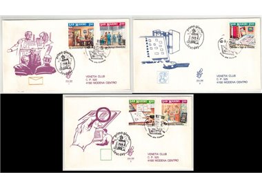 SAN MARINO 1991 FDC (Venetia) Invitation to travel philately