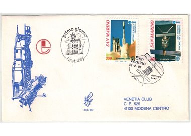 SAN MARINO 1991 FDC (Venice) Europe traveled