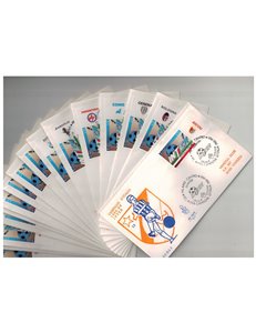 ITALY 1989 FDC (Venice) Inter champion 18 Envelopes
