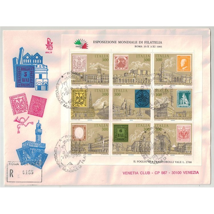 ITALIA 1985 FDC (Venetia) Antichi Stati racc