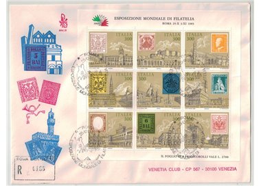 ITALIA 1985 FDC (Venetia) Antichi Stati racc