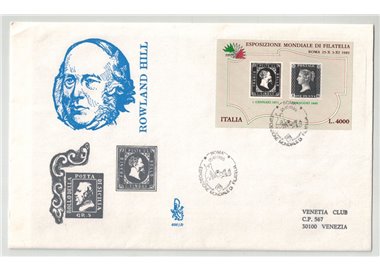 ITALY 1985 FDC (Venetia) Penny Black ord