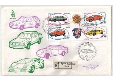 ITALIA 1985 FDC (Venetia) Auto Blocco