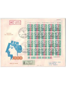 ITALY 1979 FDC (Venice) High value ? 3,000 m/s