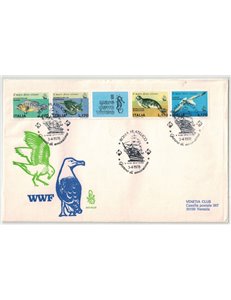 ITALIA 1978 FDC (Venetia) WWF Mare