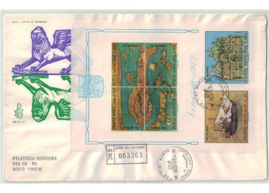 VATICANO 1972 FDC (Venetia) Salviamo Venezia BF rac