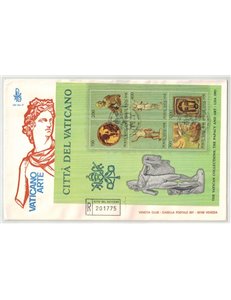 VATICANO 1983 FDC (Venetia) Arte in Usa, S. Francisco BF
