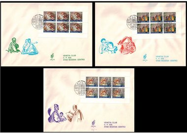 VATICAN 1991 FDC (Venice) Sistine Chapel booklet