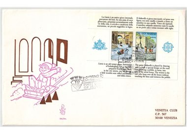 SAN MARINO 1989 FDC (Venetia) Europe s/s