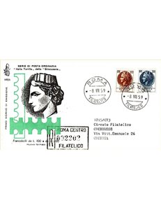 ITALY 1959 FDC (Venetia) Siracusana collection
