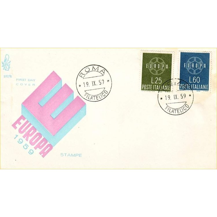 ITALIA 1959 FDC (Venetia) Europa