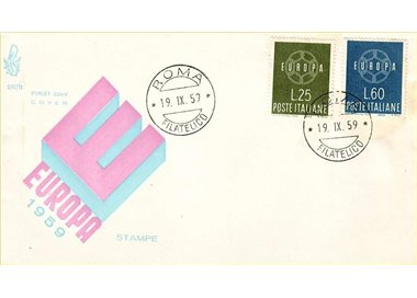 ITALY 1959 FDC (Venice) Europe