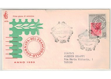 ITALY 1959 FDC (Venice) Stamp Day