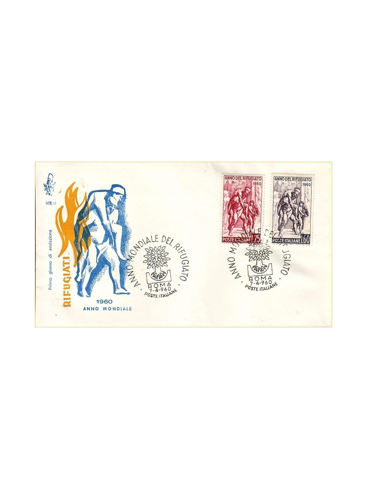 ITALY 1960 FDC (Venice) Year of the Refugee