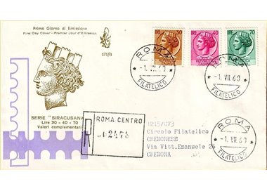 ITALY 1960 FDC (Venetia) Siracusana collection