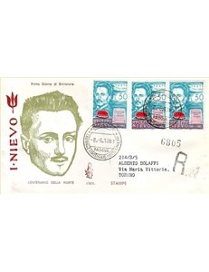 ITALY 1961 FDC (Venice) Ippolito Nievo collection