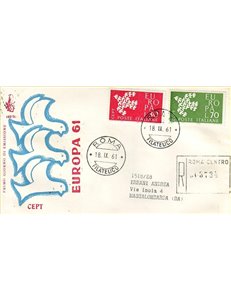 ITALIA 1961 FDC (Venetia) Europa racc