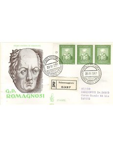 ITALIA 1961 FDC (Venetia) Romagnosi racc
