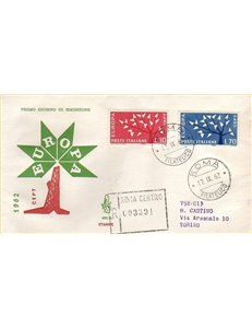 ITALIA 1962 FDC (Venetia) Europa Cept racc