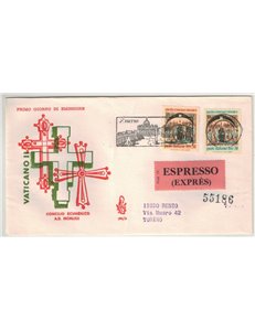 ITALIA 1962 FDC (Venetia) Concilio ecumenico exp