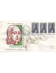 ITALY 1963 FDC (Venice) Pico della Mirandola collected