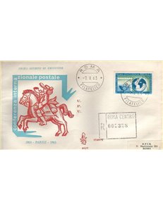 ITALY 1963 FDC (Venice) Postal Conference Register