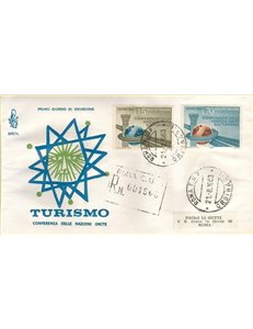 ITALIA 1963 FDC (Venetia) Conferenza sul turismo racc