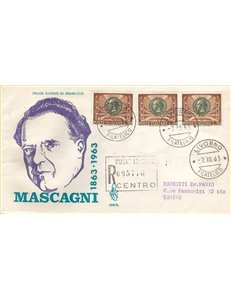 ITALIA 1963 FDC (Venetia) Pietro Mascagni racc