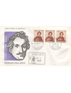 ITALIA 1963 FDC (Venetia) Gioachino Belli racc