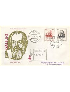 ITALY 1964 FDC (Venetia) Galileo Galilei rec