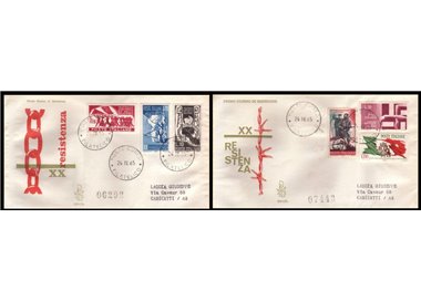 ITALY 1965 FDC (Venice) Resistance collected