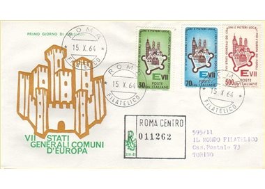 ITALIA 1964 FDC (Venetia) Stati generali racc