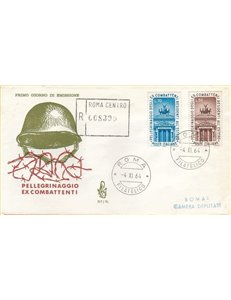 ITALIA 1964 FDC (Venetia) Ex-combattenti racc