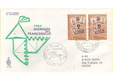 ITALY 1964 FDC (Venice) Stamp Day