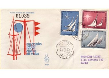ITALIA 1965 FDC (Venetia) Campionato velico racc